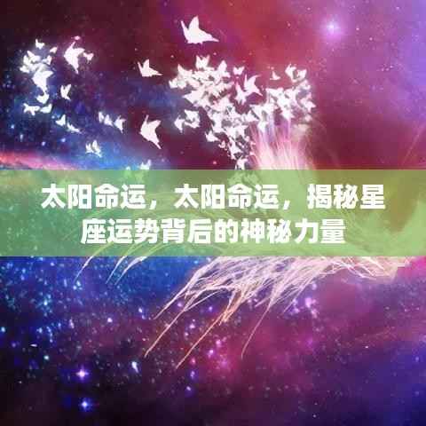 揭秘星座运势背后的神秘力量,太阳命运解析