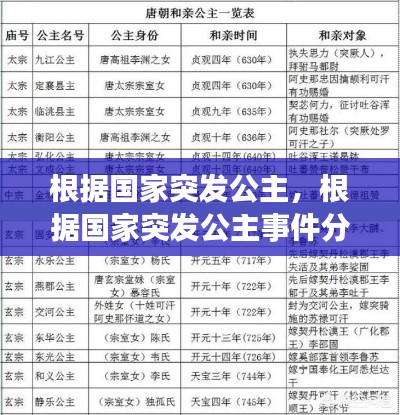 根据国家突发公主，根据国家突发公主事件分类 